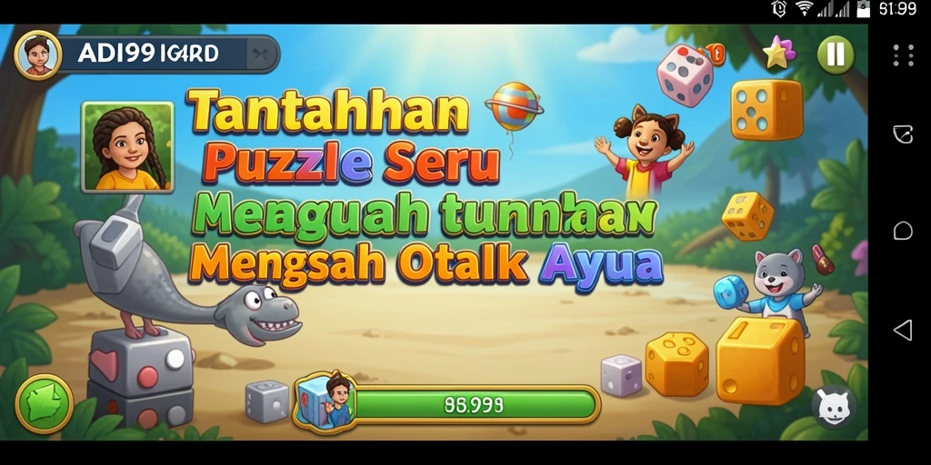 Tampilan gameplay ADI99 yang menantang dan menarik.
