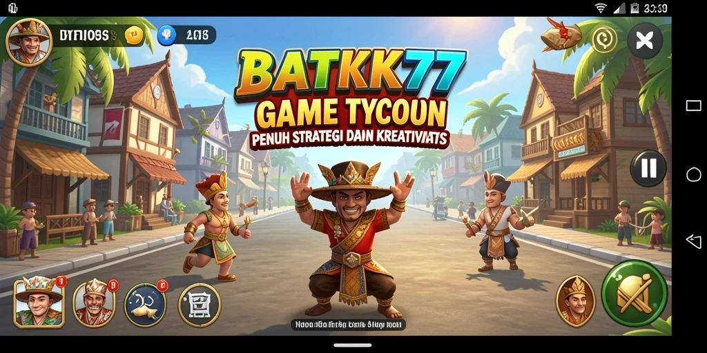 Tampilan strategi dan gameplay menarik di BATIK77.