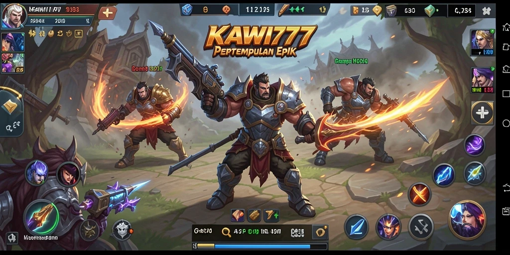 Gambaran aksi mendebarkan dalam pertempuran KAWI777 yang penuh strategi.