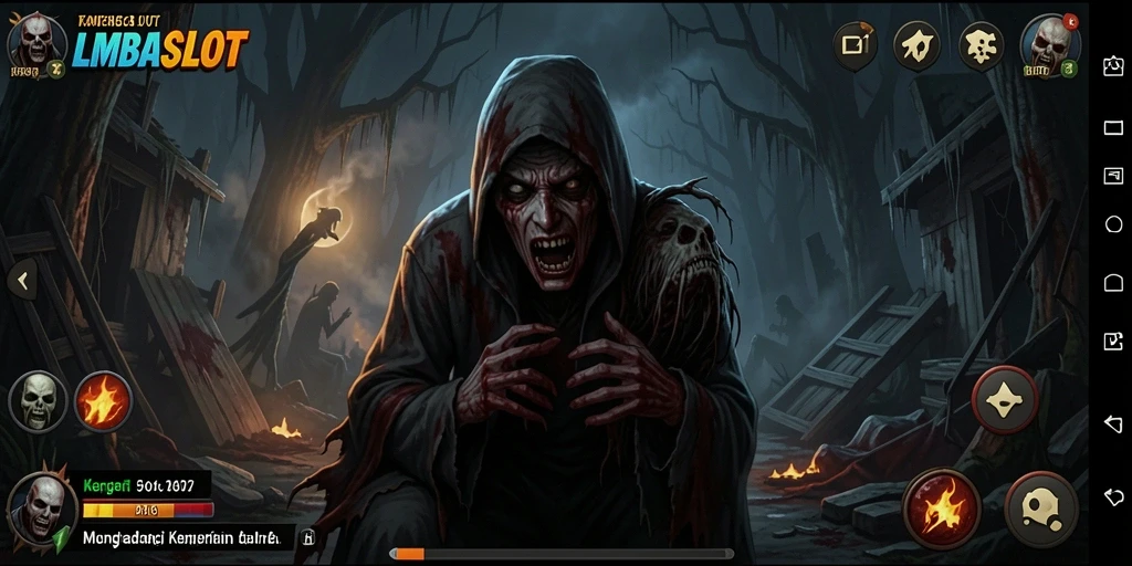Tangkapan layar gameplay penuh ketegangan LMBASLOT.