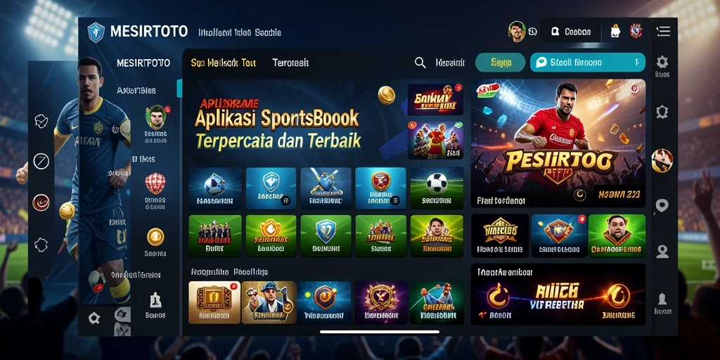 Screenshot MESIRTOTO menampilkan aksi taruhan pada olahraga favorit.
