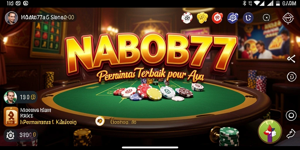 Gameplay seru dengan grafis kasino yang menawan.