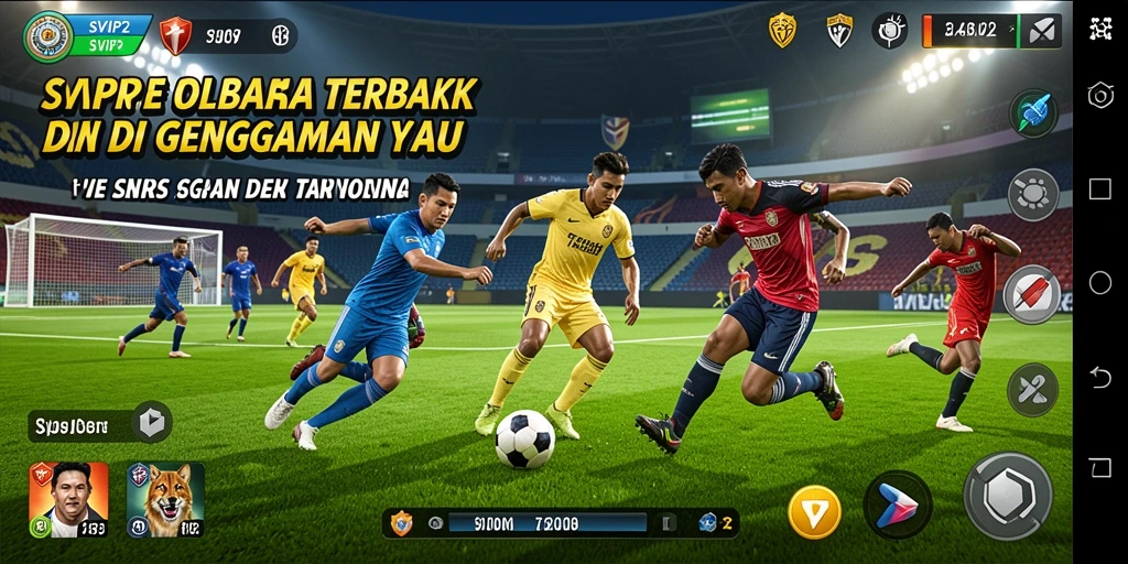 Tangkapan layar gameplay SVIP2 menunjukkan aksi seru dalam olahraga.
