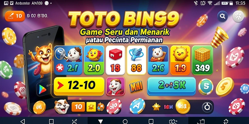 Tampilan gameplay seru dalam aplikasi TOTO99 Bingo.